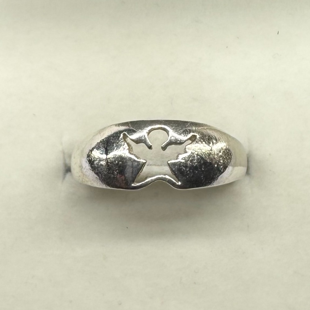 Angel 925 Sterling Silver Ring Size 4.75